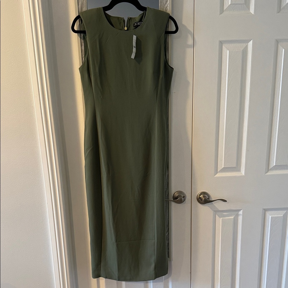 J. Crew Olive Midi Dress